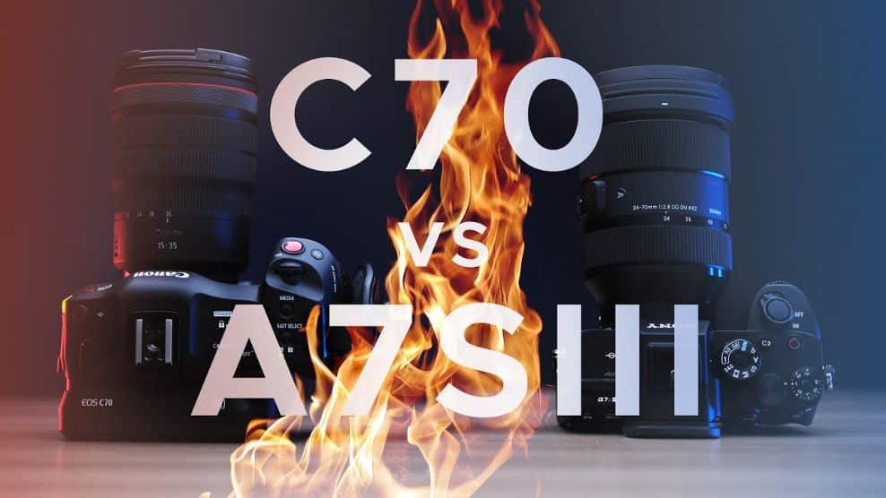 Canon C70 VS Sony A7SIII