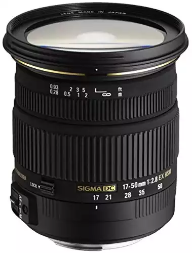 Sigma 17-50mm f/2.8 Lens